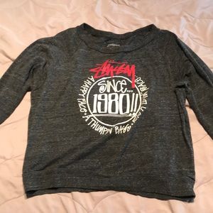 Grey Stussy Sweater